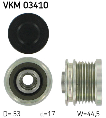 Механизм свободного хода генератора - VKM 03410 SKF
